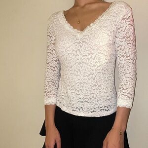 White Lace Top